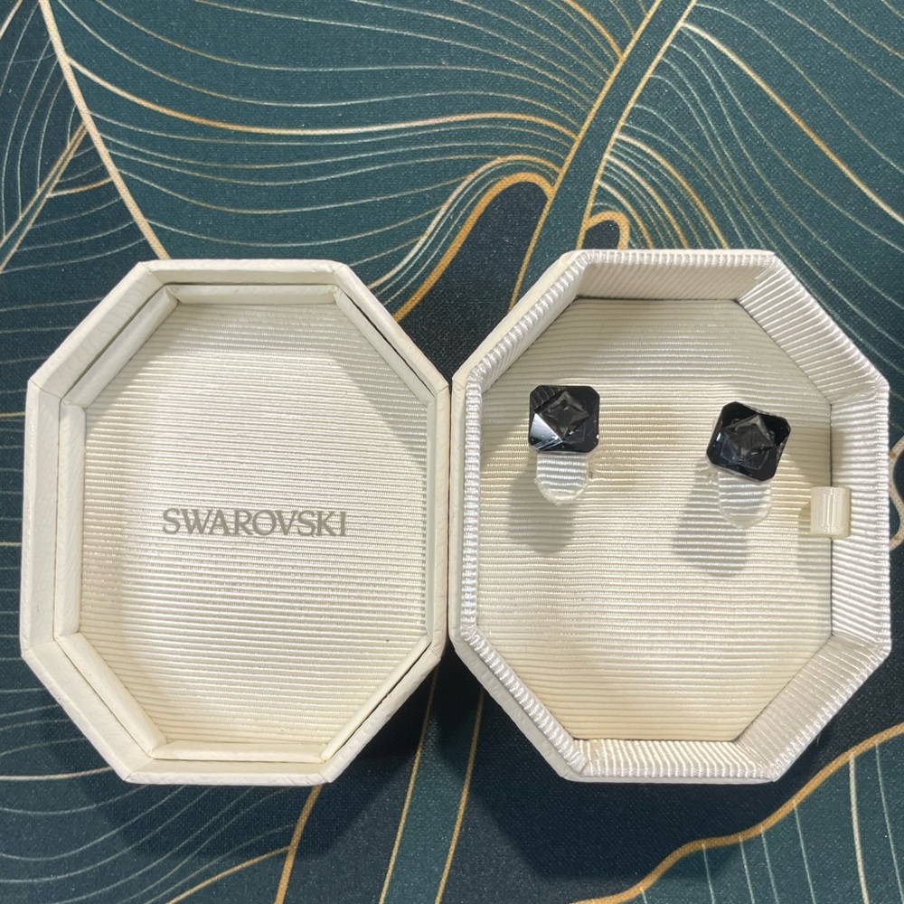 Swarovski stud earrings